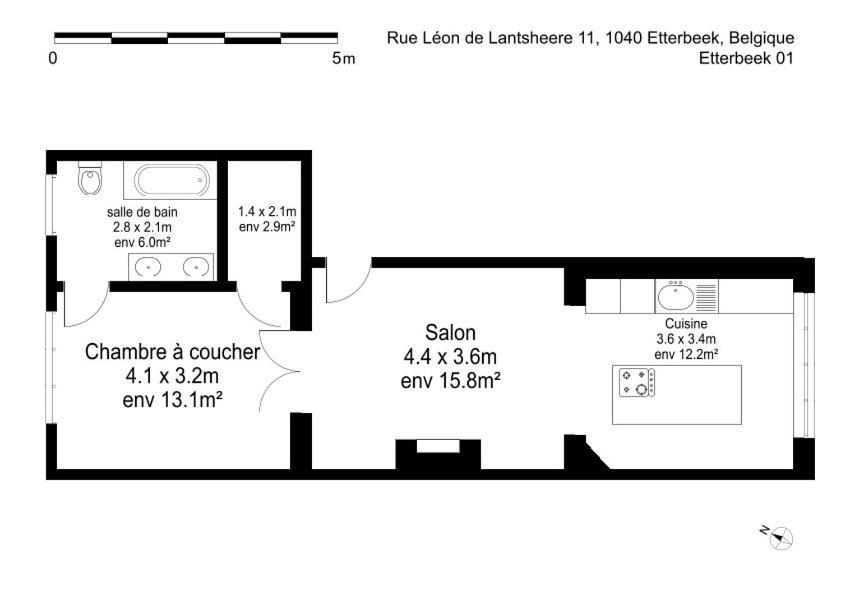 Apartment In Brussels, Lantsheere By Homenhancement Sa Bagian luar foto