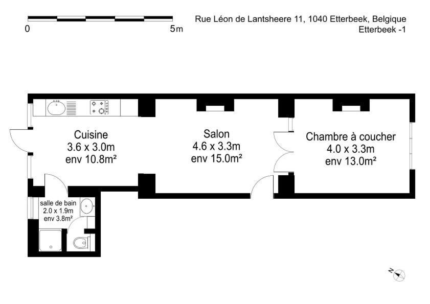 Apartment In Brussels, Lantsheere By Homenhancement Sa Bagian luar foto